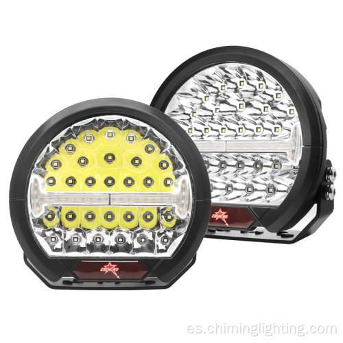 Luz de conducción de láser fuera de carretera de 12V 24V 4WD 4x4 185W Auxiliar de 9 pulgadas LED LED